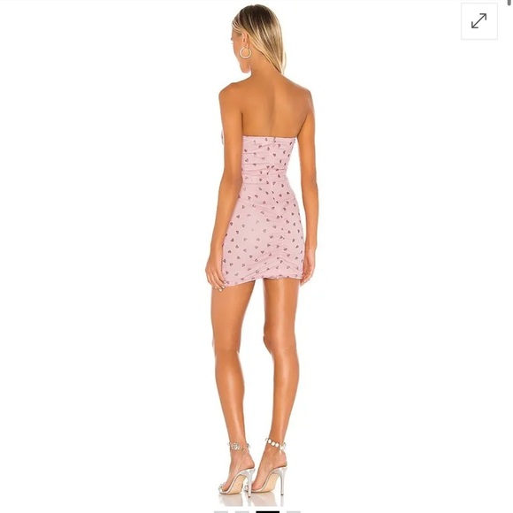 NWT Superdown Pink Strapless Bodycon Dress - Picture 4 of 6